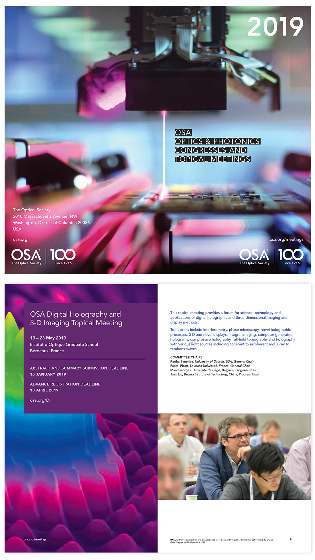 OSA Optics & Photonics Catalogue